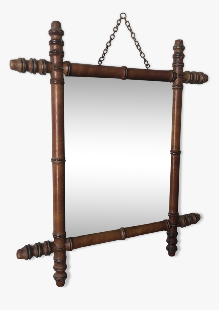Mirror To Mercury With Bamboo Frame 24x30cm - Portable Network Graphics, HD Png Download