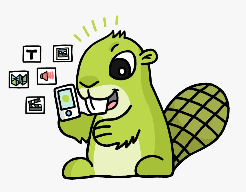 App Beaver Adsy - Clipart Listening To Music Transparent, HD Png Download