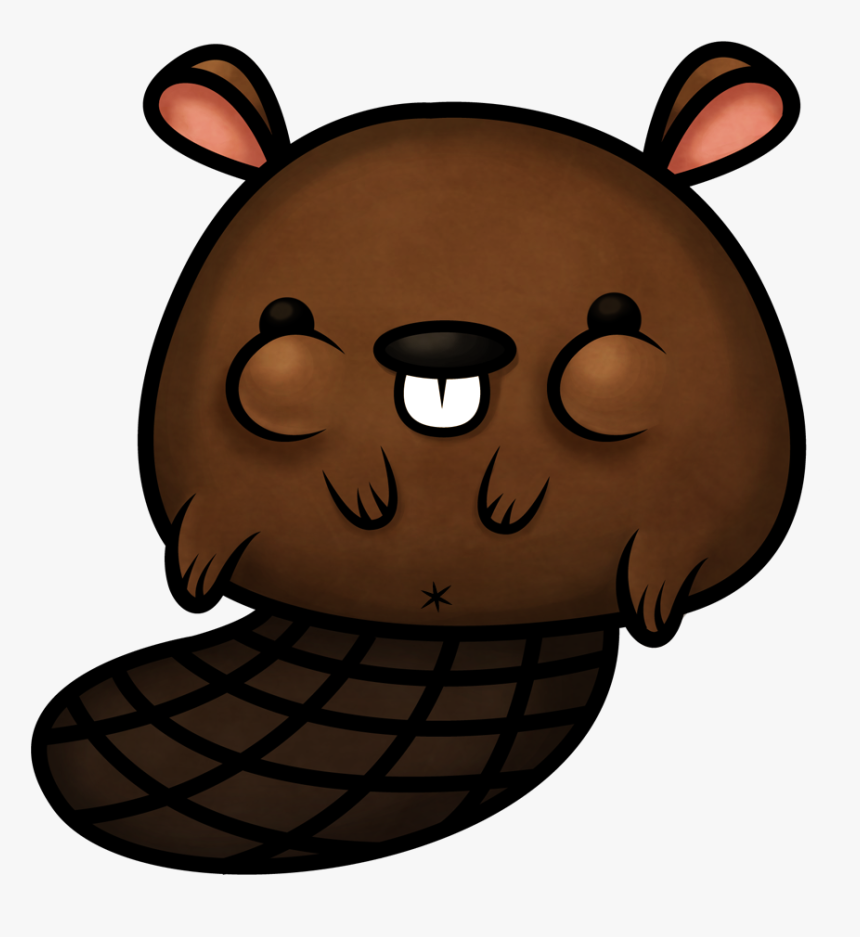 Beaver Png - Cute Beaver Drawing, Transparent Png