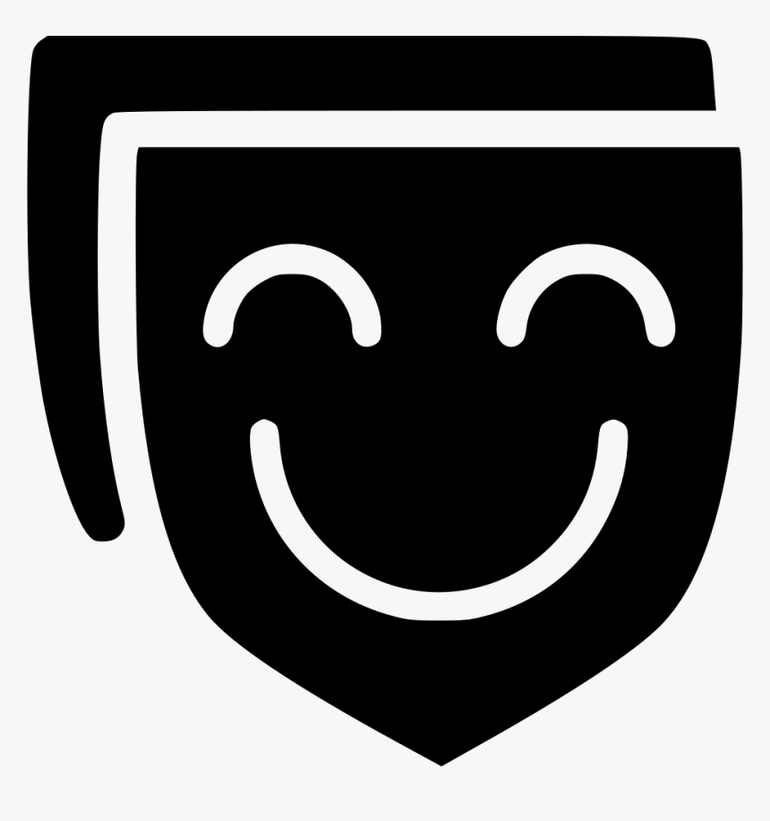 Smiling Theatre Masks - Laughter, HD Png Download