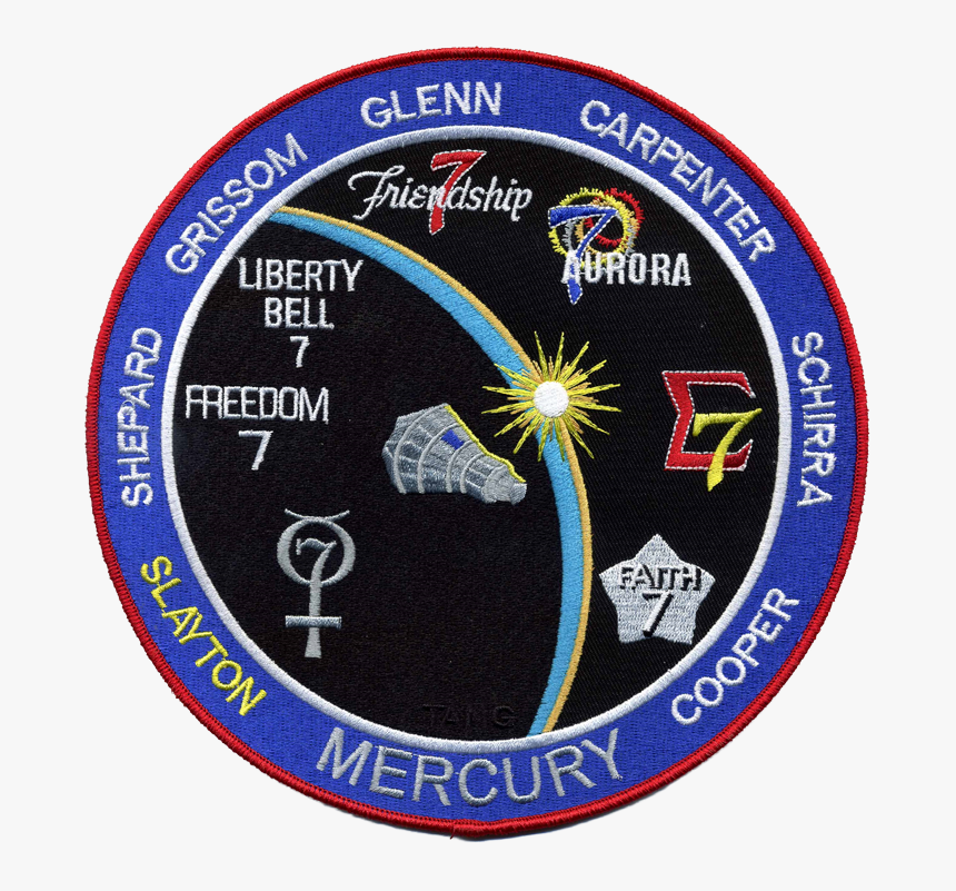 Mercury Commemorative Back-patch - Project Mercury, HD Png Download