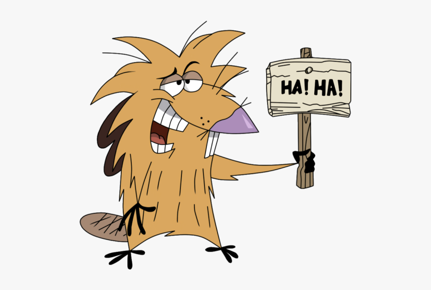 Norbert Beaver Holding Wooden Board-rwx325 - Holding A Wooden Board, HD Png Download