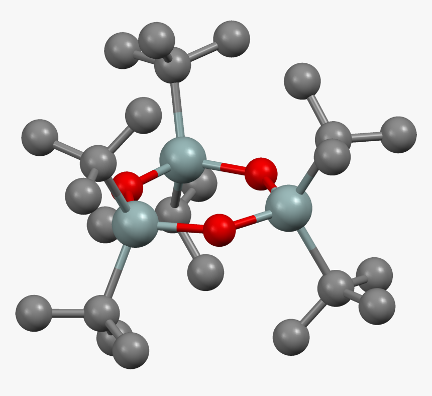 Tbu2sno Cyclic Trimer From Xtal 1984 Mercury 3d Balls - 3d Model Of Mercury Element, HD Png Download