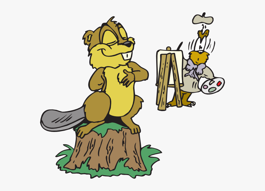 Beaver Posing Svg Clip Arts - Pose For A Picture Clipart, HD Png Download