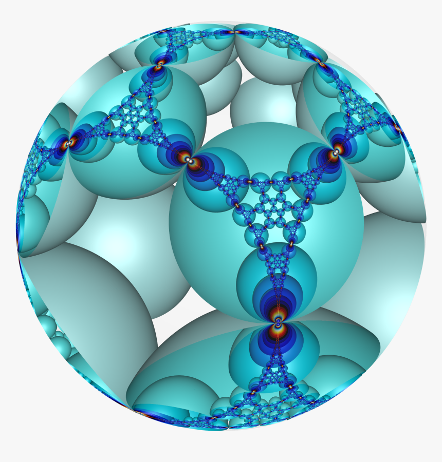 Hyperbolic Honeycomb 3 5 I Poincare - Fractal Art, HD Png Download