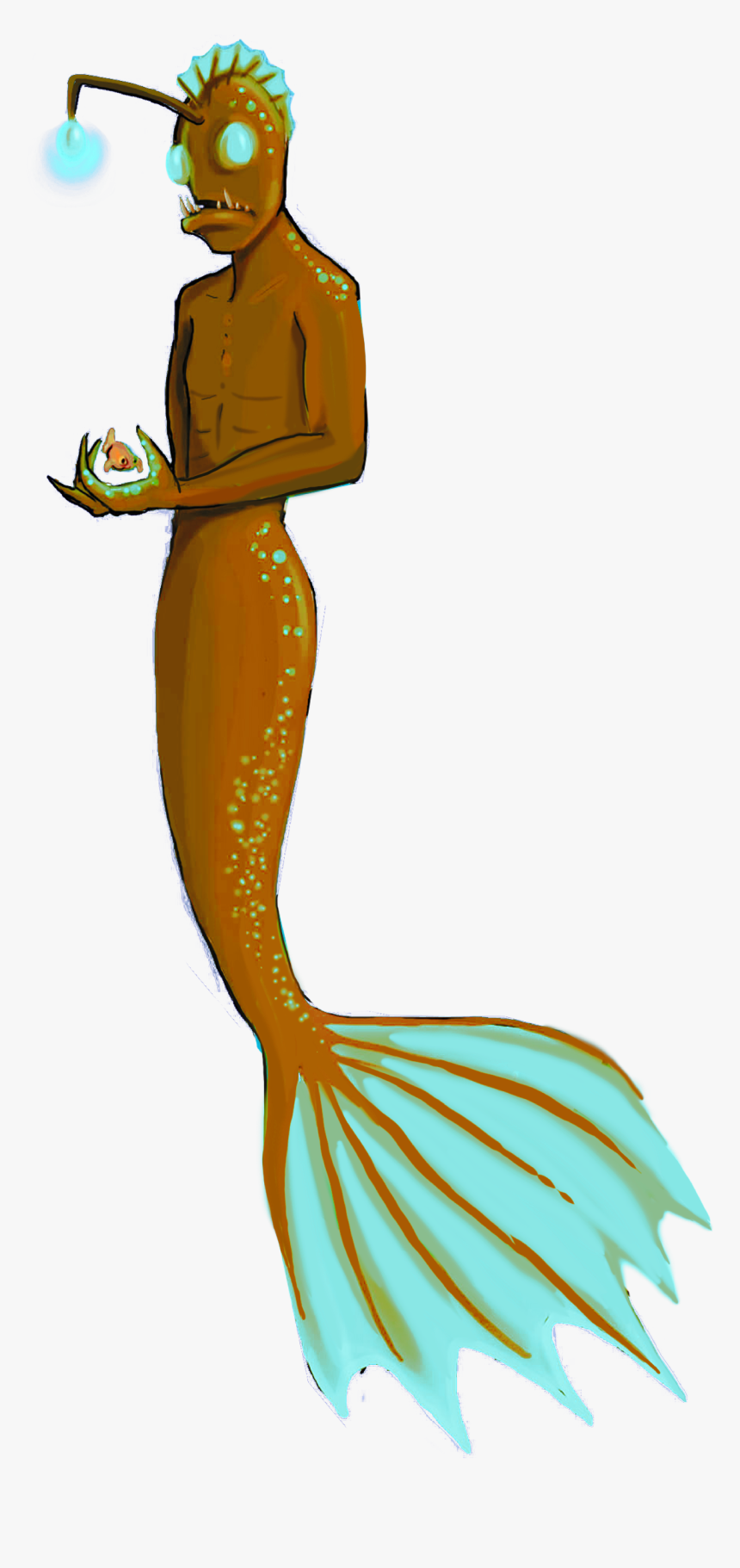 Becoming Angler, He Now Searches The Seas For Kraken - Illustration, HD Png Download