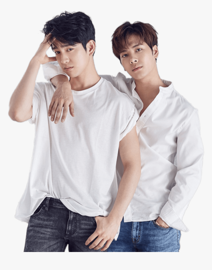 Got7 Jingyoung And Jackson Posing - Wang Gae Park Gae Date, HD Png Download