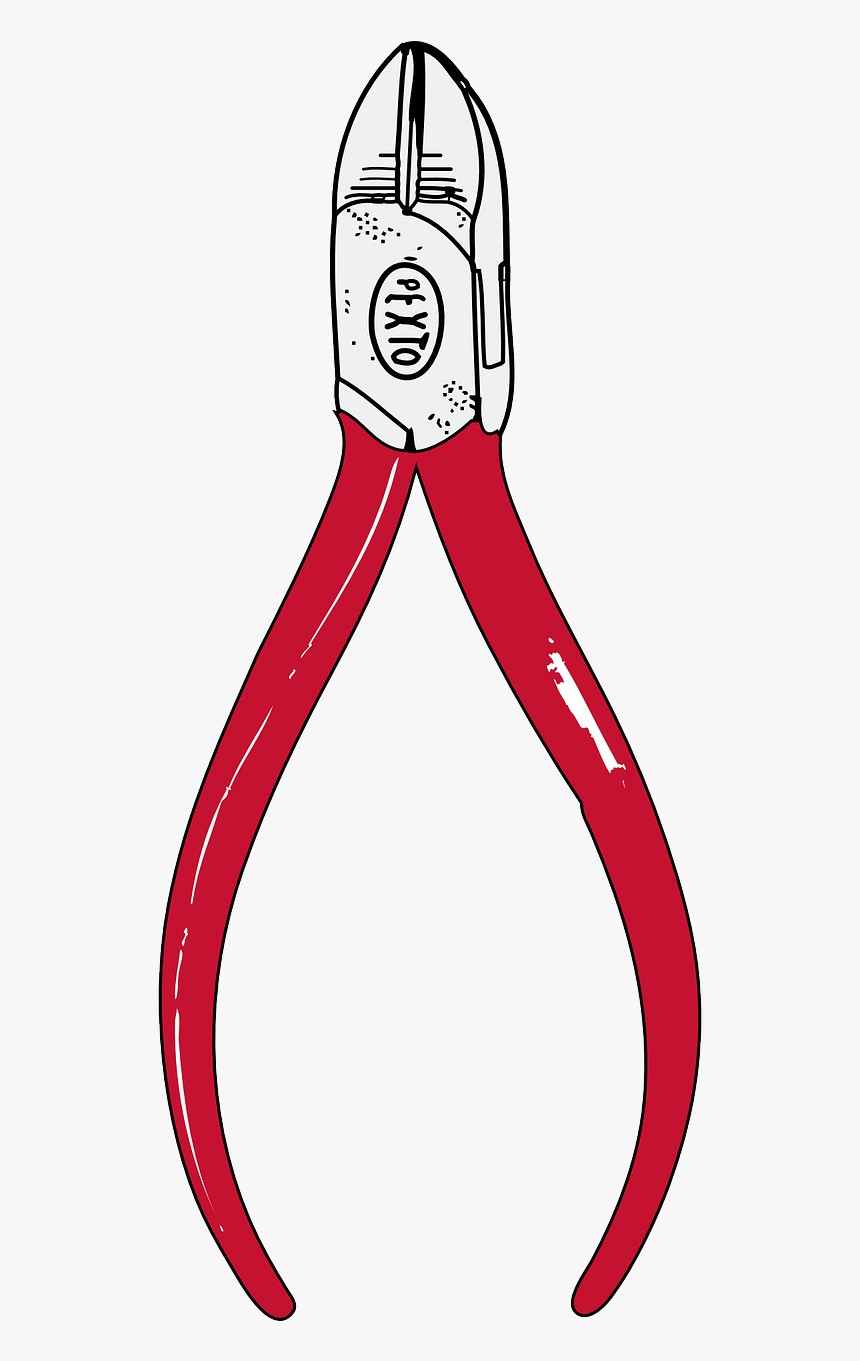 Diagonal Pliers Drawing
