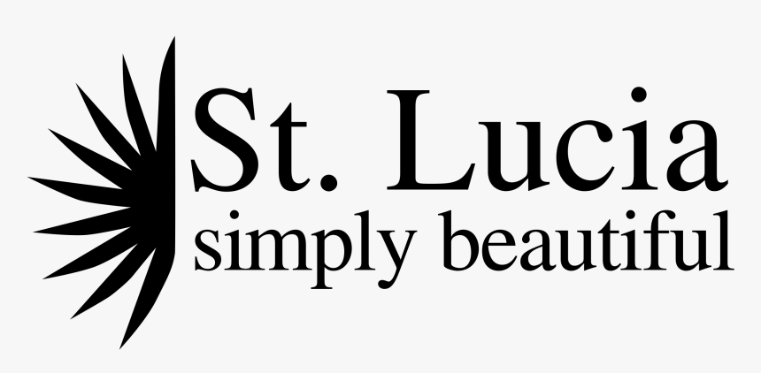 St Lucia Simply Beautiful Logo Png Transparent - St Lucia Simply Beautiful Logo, Png Download