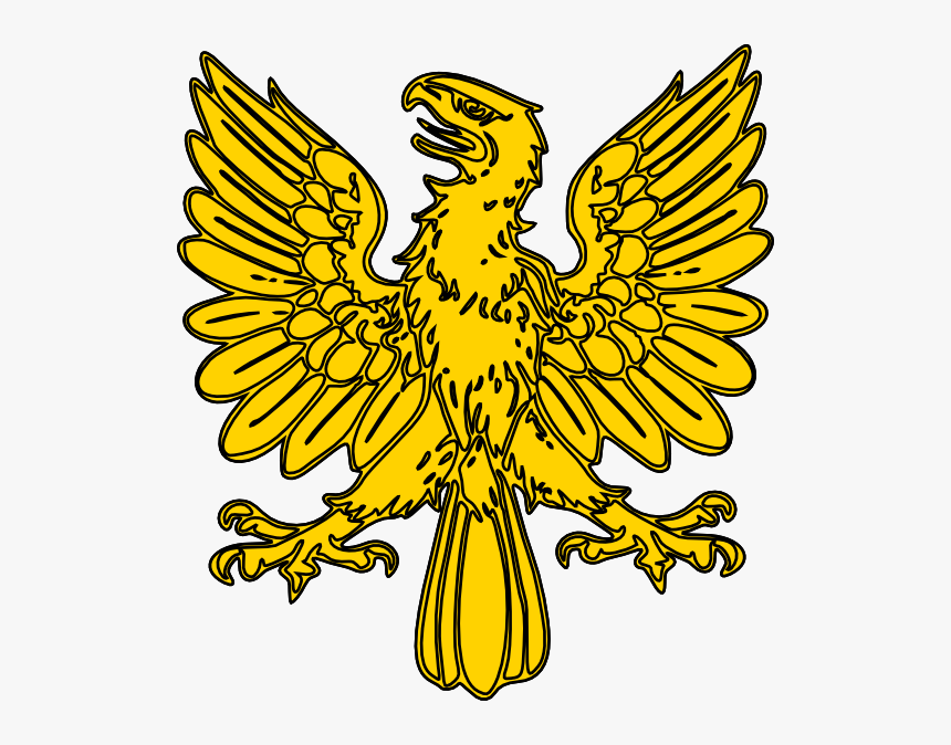 Golden Clip Art At - Golden Eagle Flag Transparent, HD Png Download