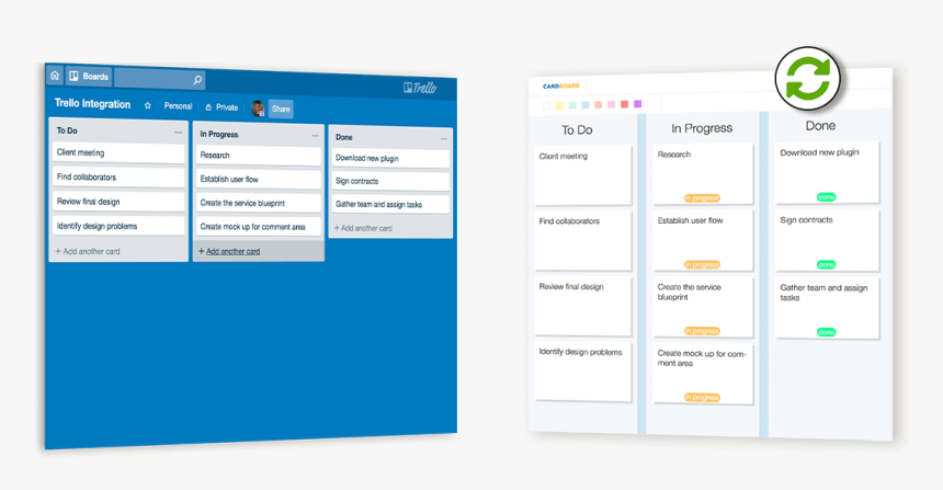 Simple Trello Sync With Cardboard - Trello Cardboard, HD Png Download