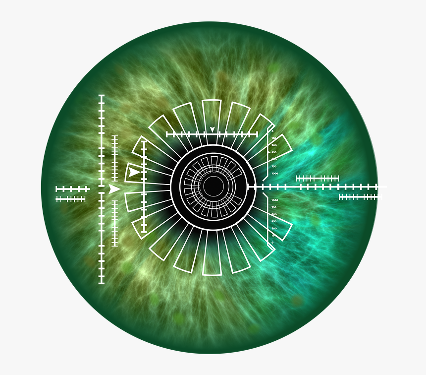 Eye, Iris, Biometrics, Iris Recognition, Security - Iris Recognition, HD Png Download