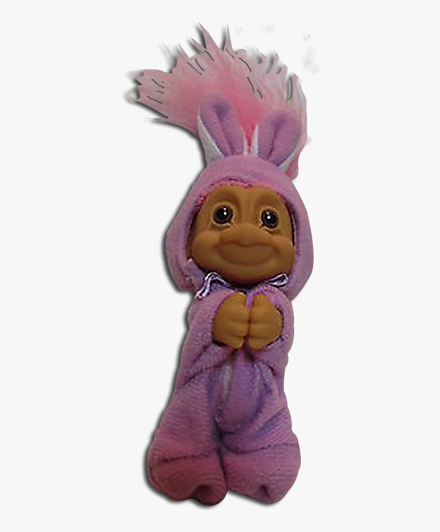 Russ Berrie Easter Troll Clip On Purple
 Ages 3 And - Transparent Background Troll Dolls Png, Png Download