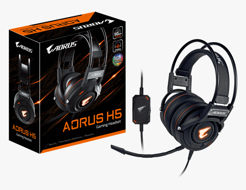 Aorus H5 Gaming Headset, HD Png Download