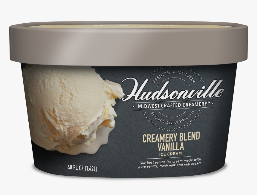 Creamery Blend Vanilla Carton - Hudsonville Ice Cream 48 Oz, HD Png Download