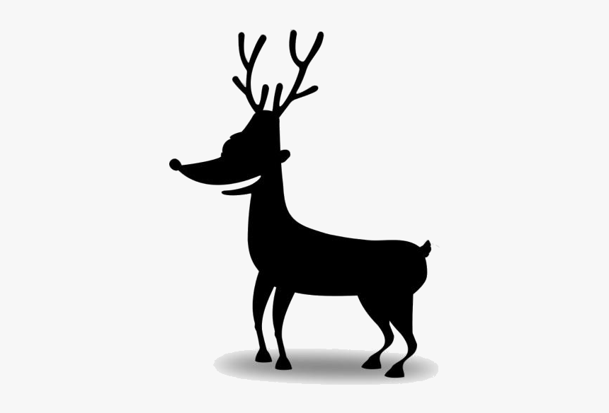 Buck Deer Png Transparent Images - Reindeer Cartoon, Png Download