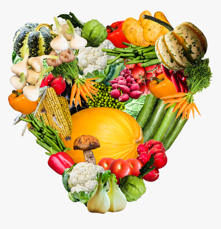 Heart Vegetables Png Free Images Toppng Transparent - October 12 National Farmers Day, Png Download