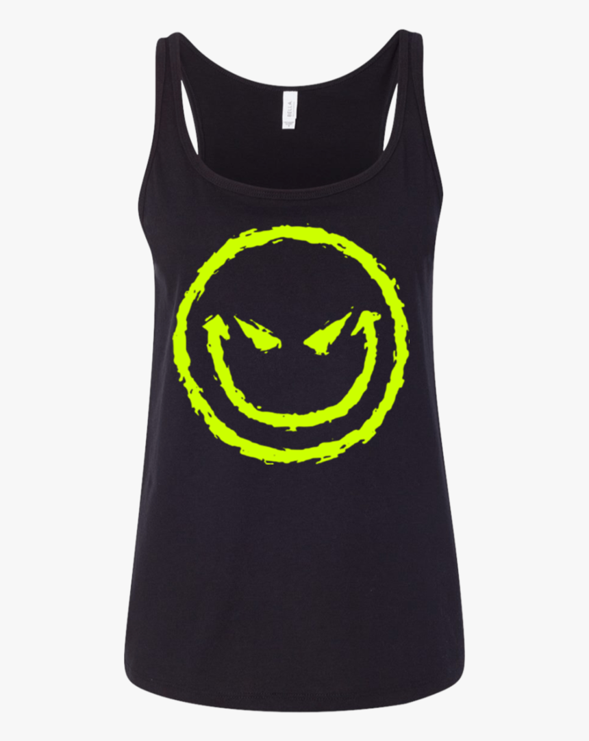 Evil Smiley Face Men/women Tank Ladies Tank Black S - Evil Cover Photos For Facebook, HD Png Download