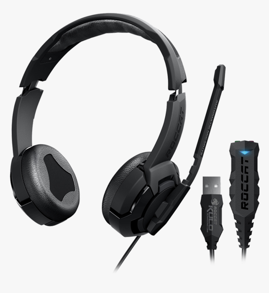1 Usb Gaming Headset-eu - Roccat Kulo Virtual 7.1 Usb Gaming Headset, HD Png Download