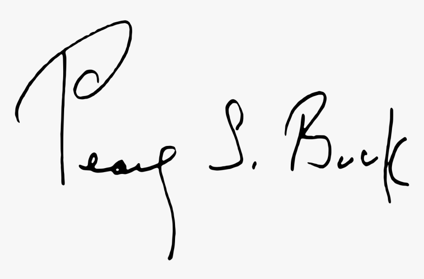 Pearl S Buck Signature, HD Png Download
