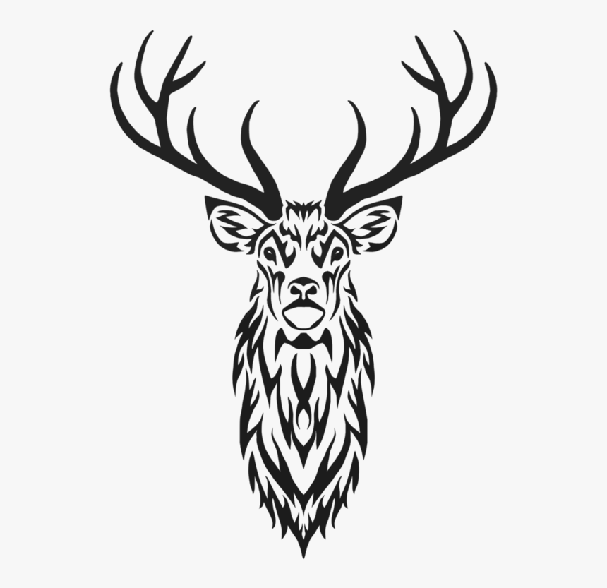Collection Of Buck Download - Tribal Stag, HD Png Download