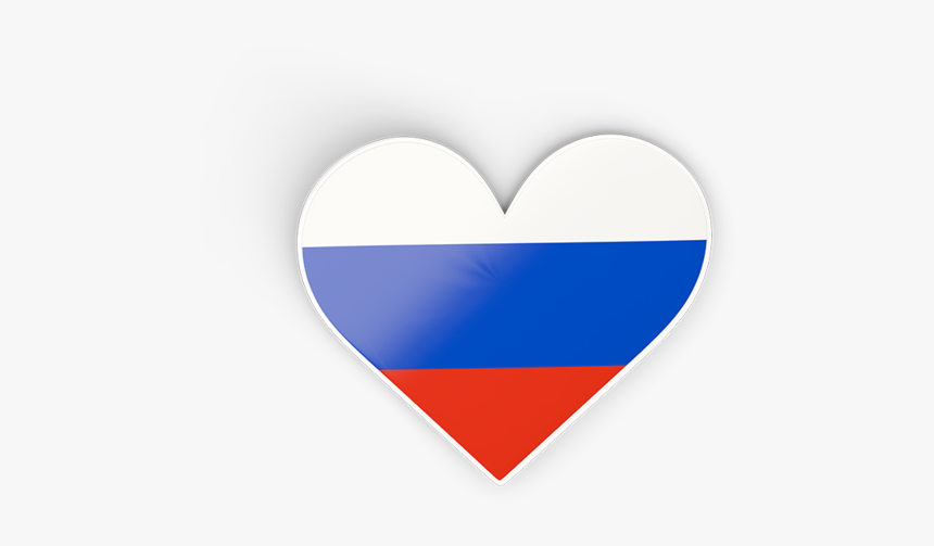 Download Flag Icon Of Russia At Png Format - Heart, Transparent Png