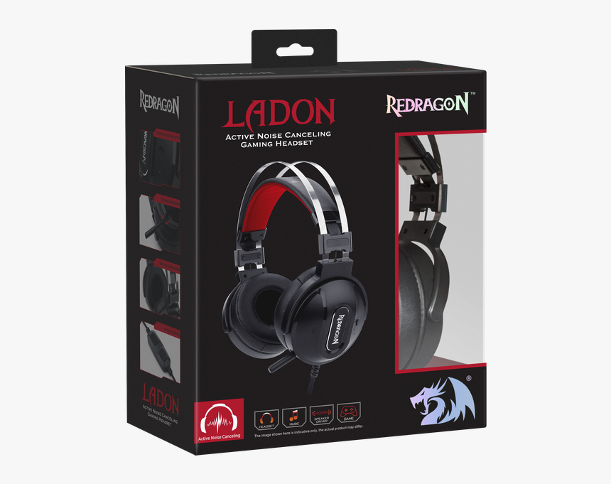 Headset Gamer Redragon Talos H601, HD Png Download