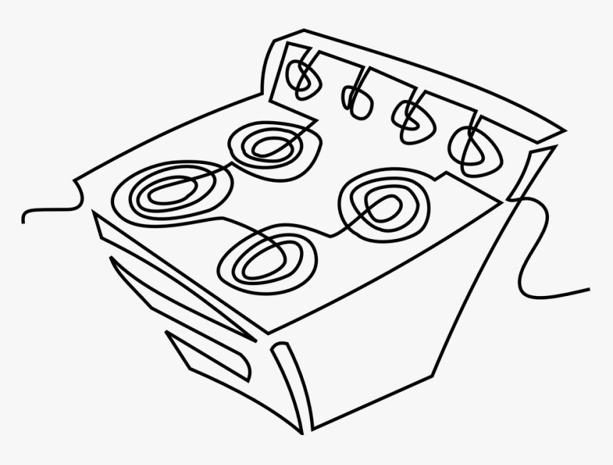 Free Vector Graphic Stove Kitchen Image On Clipart - Cocina Imagen Prediseñada, HD Png Download