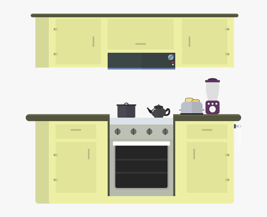 Kitchen, Stove, Oven, Range Hood, Cook, Cooking Pot - Kitchen Transparent, HD Png Download