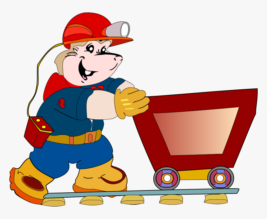 Clip Art Tags - Cartoon Coal Miner, HD Png Download