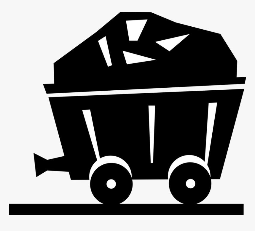 Mineral Wagon Or Truck - Coal Mines Clip Art, HD Png Download