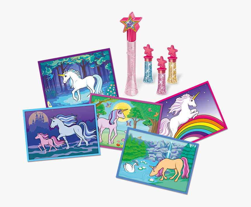 0022 10613 01 Glitterizz Unicorns Contents-before - Stallion, HD Png Download