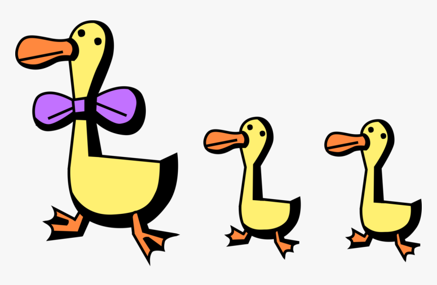 Ducks Clipart Duck Waddle - Duck Waddling Clipart, HD Png Download