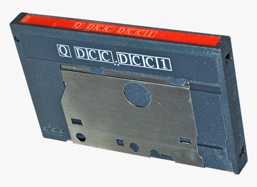 Digital Compact Cassette Rear No Shadow - Digital Compact Cassette, HD Png Download