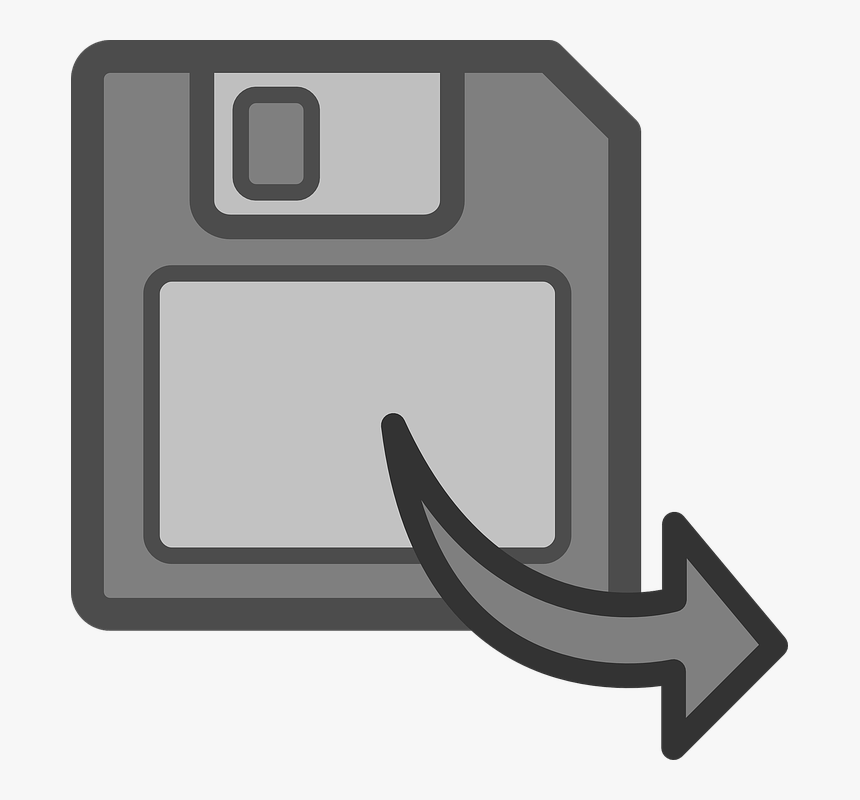 Disk, Save, Floppy, Data, Transfer, Icon, Symbol - Transfer Clipart, HD Png Download
