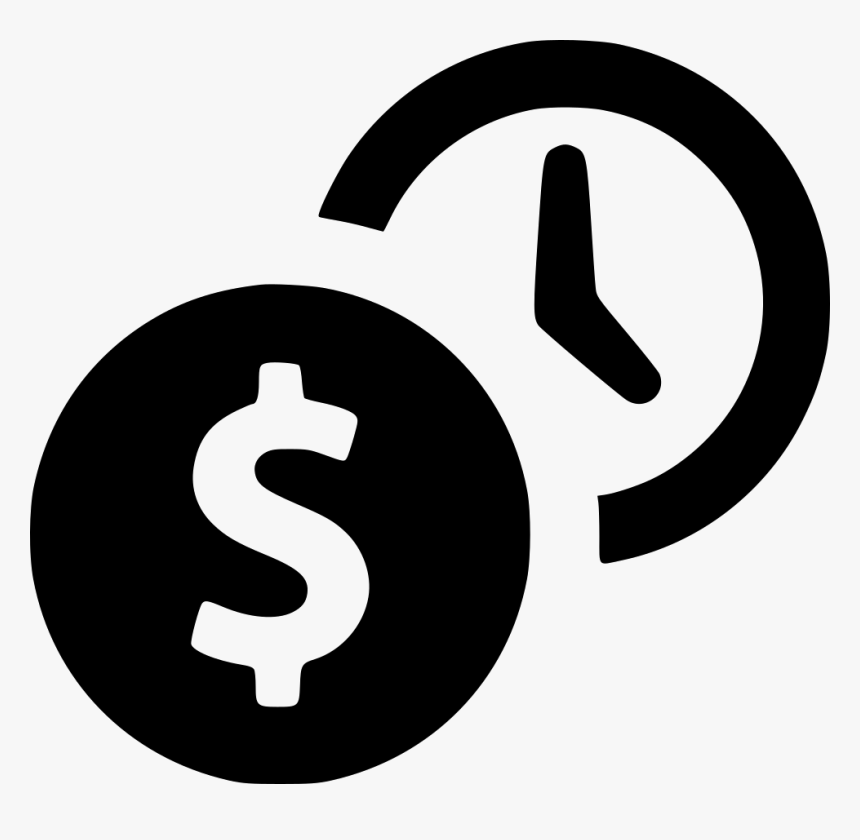 Time Payment Savings Earnings Salary Svg Png - Save Time And Money Icon Png, Transparent Png