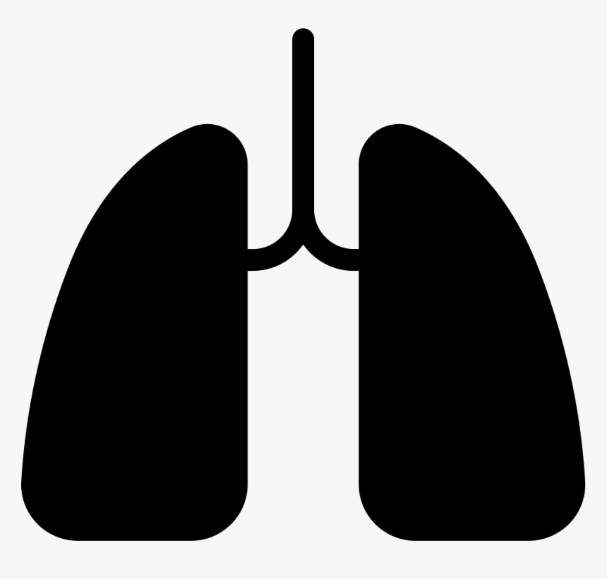 Two Lungs - Lung Icon Png, Transparent Png