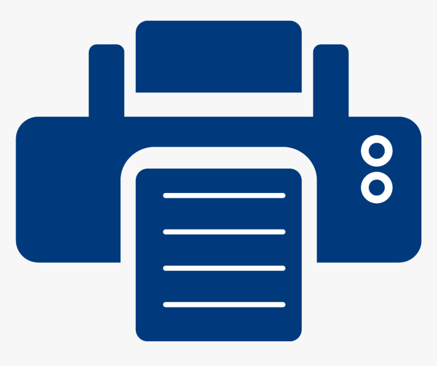 Transparent Fax Icon Png - Print Icon, Png Download