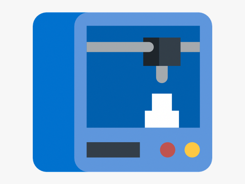 Fax Vector Printer - Icon 3d Printer Free, HD Png Download