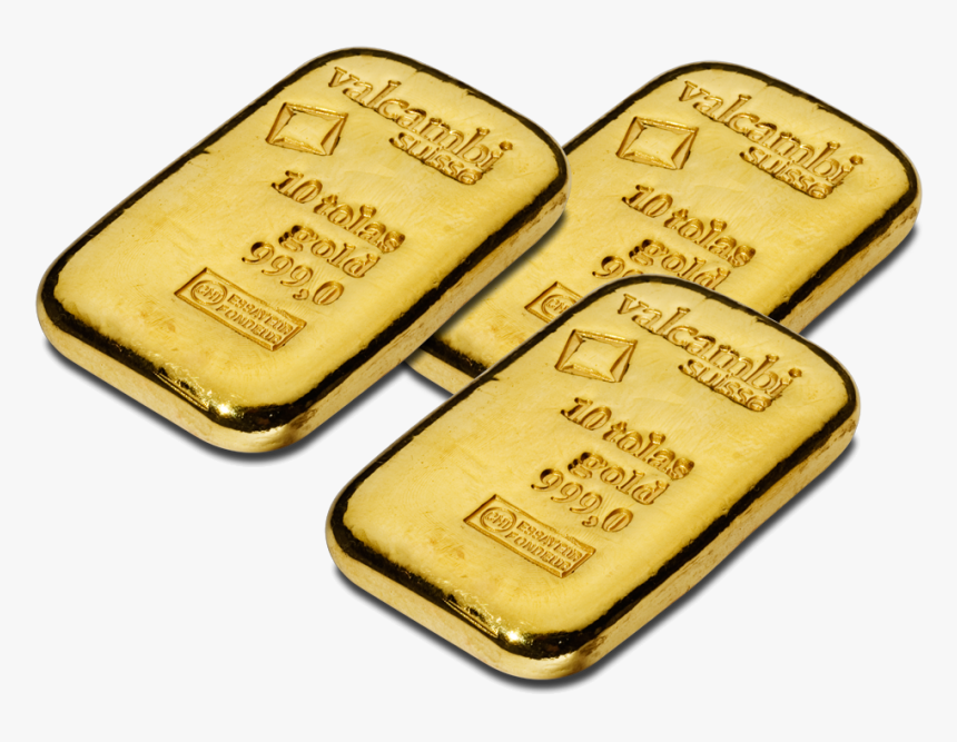 10 Tola Gold Biscuit, HD Png Download