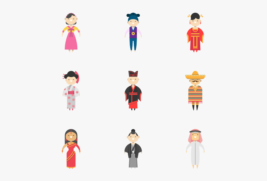 People Around The World - Ethnic Icon Png, Transparent Png ...