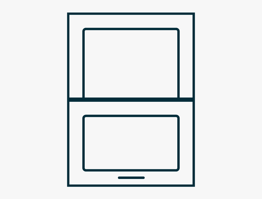 Single Hung Impact Window - Circle, HD Png Download