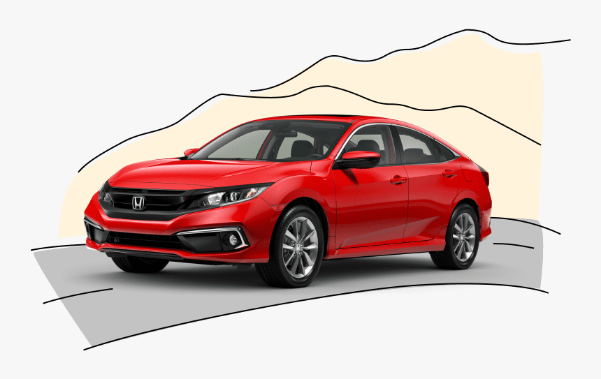 2019 2020 Honda Civic Transparent, HD Png Download