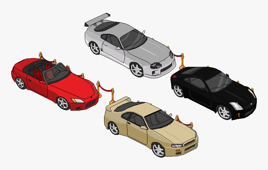 Carros Abajo - Model Car, HD Png Download