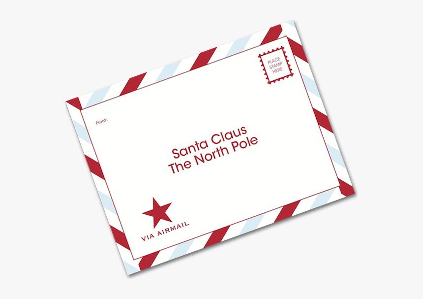 Transparent Christmas Pngs - Letter To Santa Claus Template, Png Download