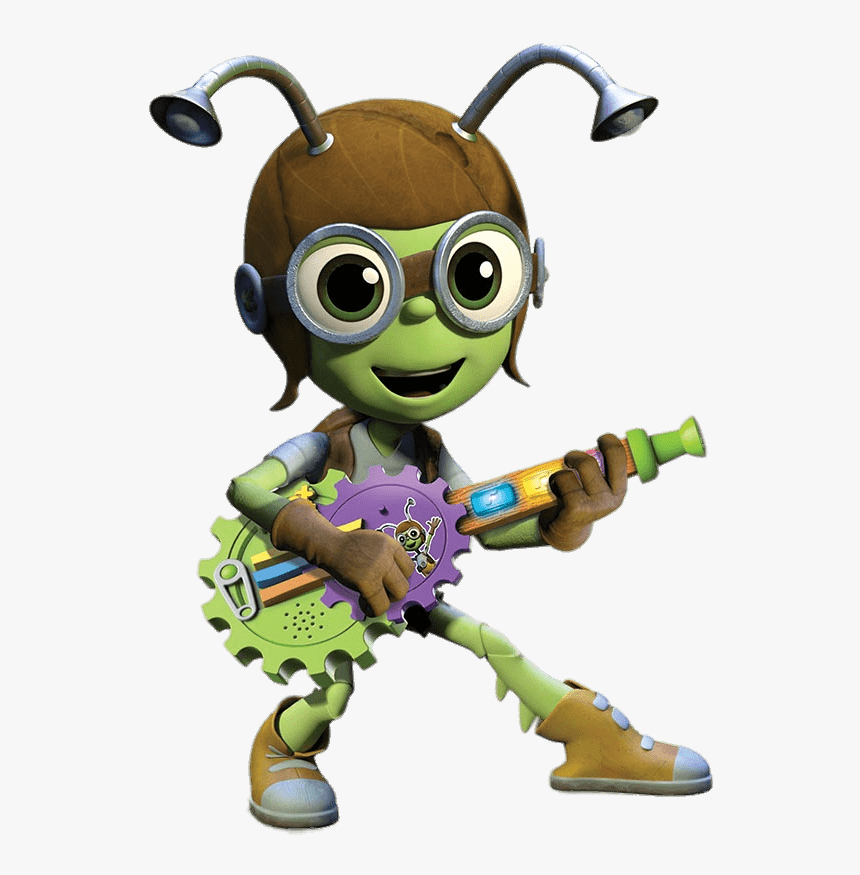 Beat Buts Crick On His Guitar - Crick From Beat Bugs, HD Png Download