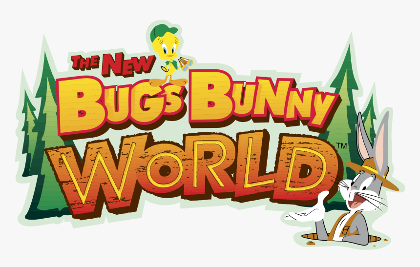 The New Bugs Bunny World Logo Png Transparent - Cartoon, Png Download