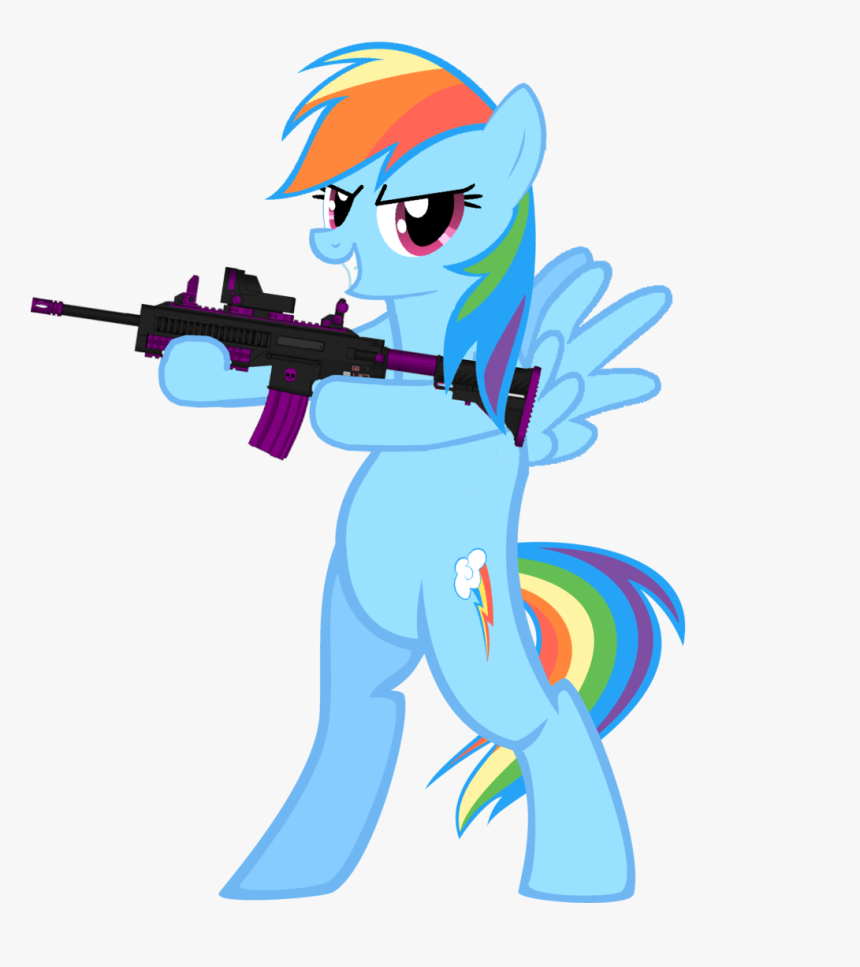 Unfinished1962, Bipedal, Female, Gun, Mare, Pegasus, - Cartoon, HD Png Download