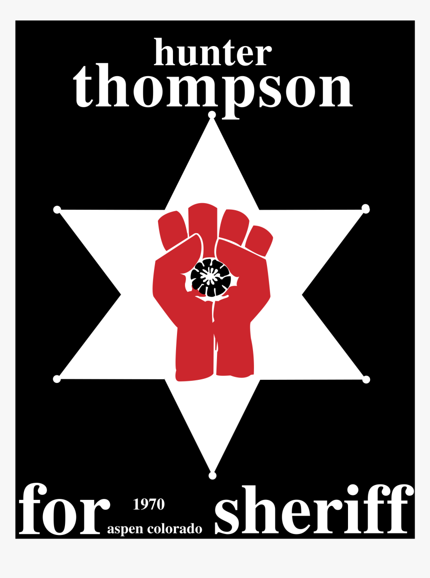 Hunter S Thompson Logo Png Transparent - Hunter S Thompson For Mayor, Png Download