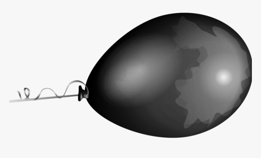 Black Balloons To Highlight Scale Of Winter Deaths - Balloon Clip Art, HD Png Download